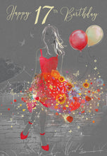 Load image into Gallery viewer, 17th Birthday Card
