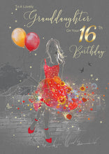 Load image into Gallery viewer, Granddaughter 16th Birthday Card

