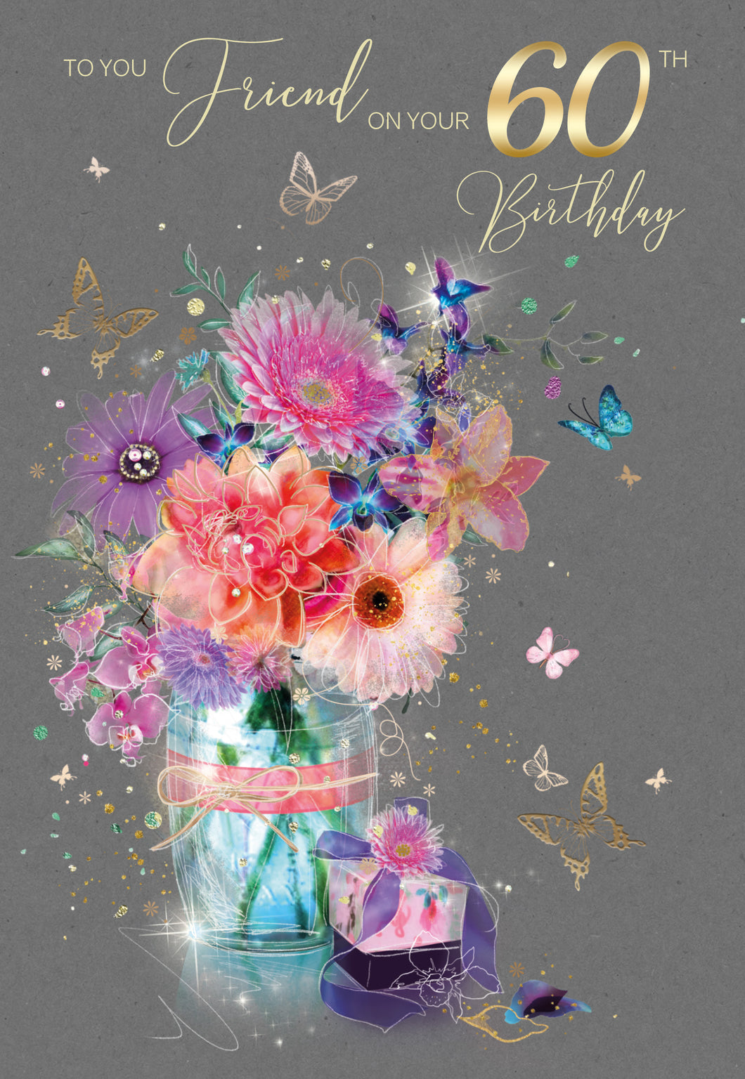 Friend 60th Birthday Card