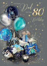 Load image into Gallery viewer, Dad 80th Birthday Card
