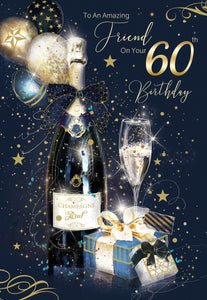 Friend 60th Birthday Card