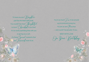 Daughter Birthday Luxury Large Card