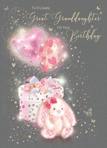 Great Granddaughter Birthday Card