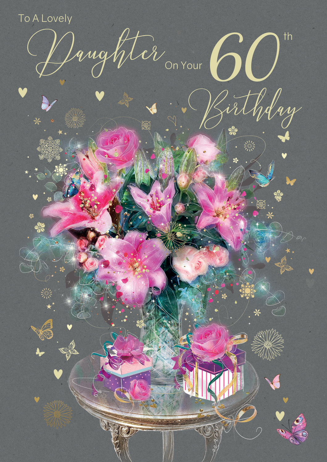 Daughter 60th Birthday Card - Daughter Birthday Cards Cherry Orchard Online