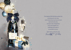 Son 60th Birthday Card