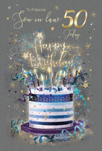 Load image into Gallery viewer, Son in Law 50th Birthday Card
