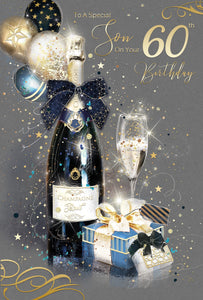Son 60th Birthday Card