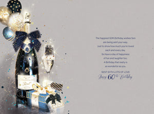 Son 60th Birthday Card