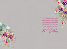 Load image into Gallery viewer, Wife 80th Birthday Card
