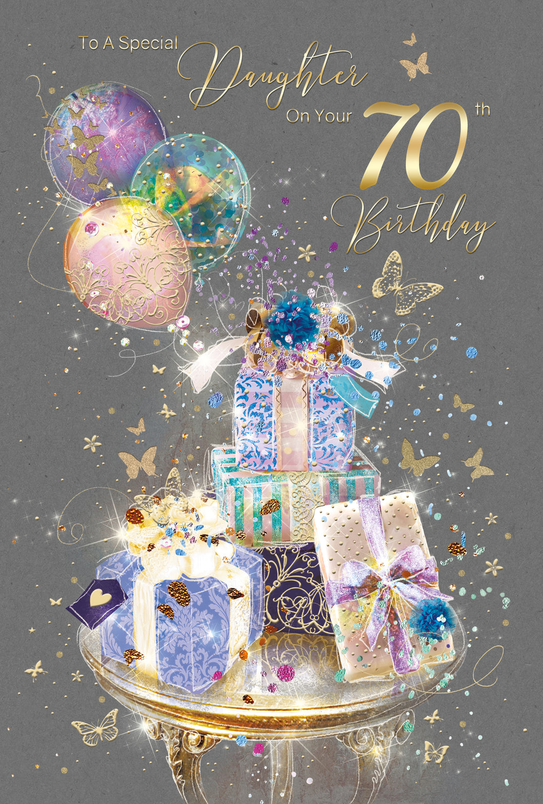 Daughter 70th Birthday Card