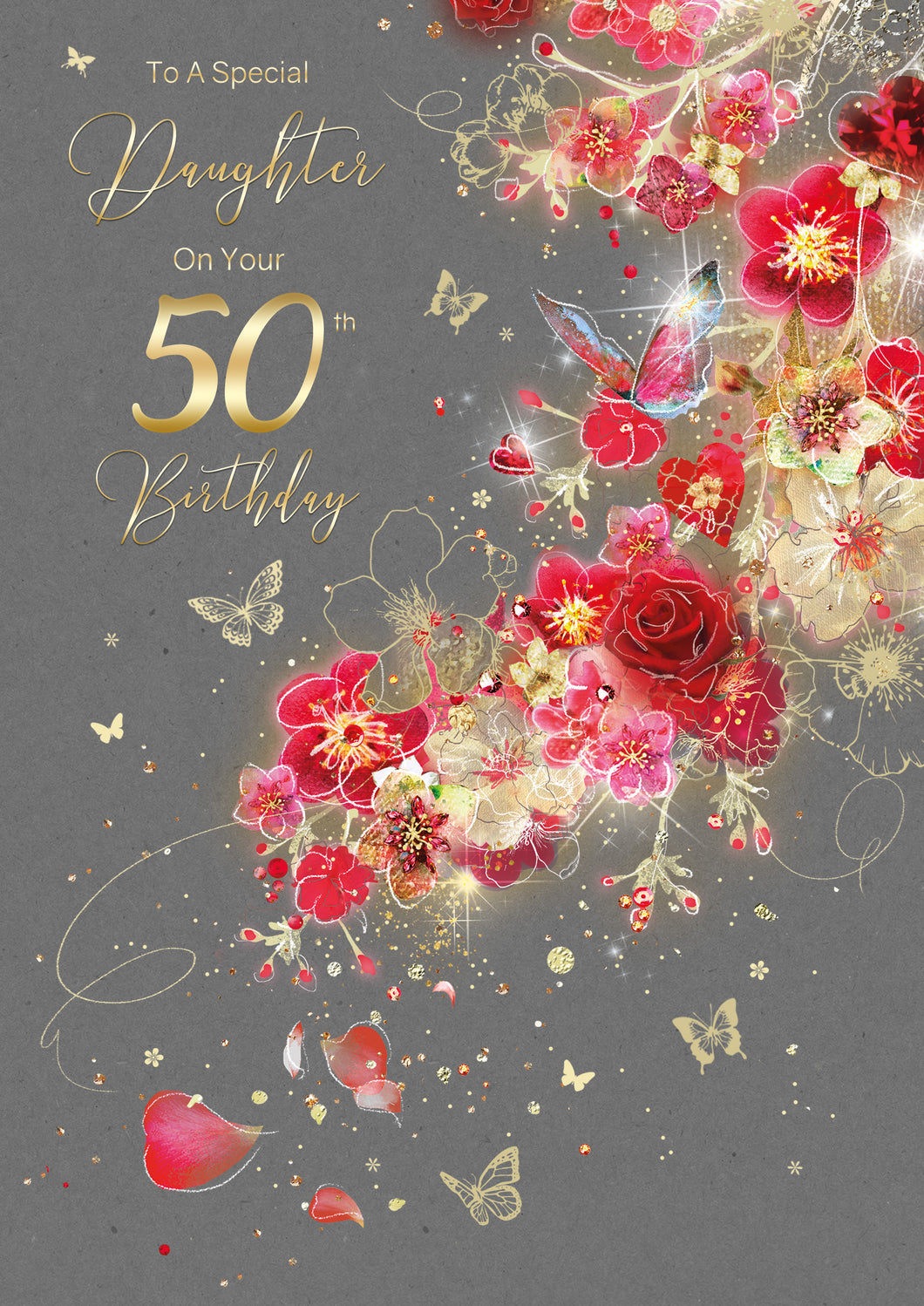 Daughter 50th Birthday Card