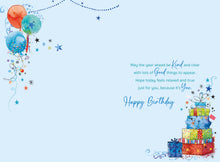 Load image into Gallery viewer, Men's Birthday Card- Just For you
