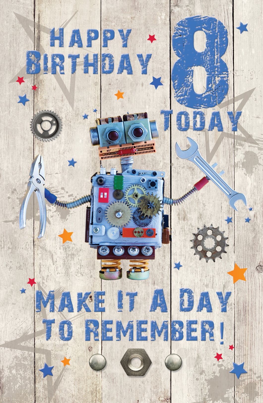 Boys 8th Birthday Card