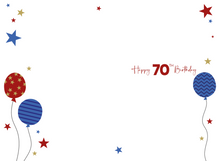 Load image into Gallery viewer, 70th Birthday Card
