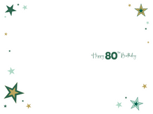 Load image into Gallery viewer, 80th Birthday Card
