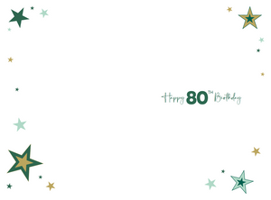 80th Birthday Card
