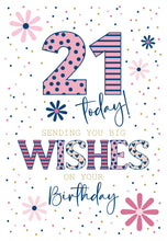 Load image into Gallery viewer, 21st Birthday Card
