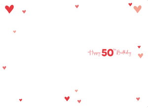 50th Birthday Card