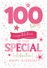 Load image into Gallery viewer, 100th Birthday Card
