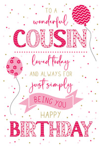 Cousin Female Birthday