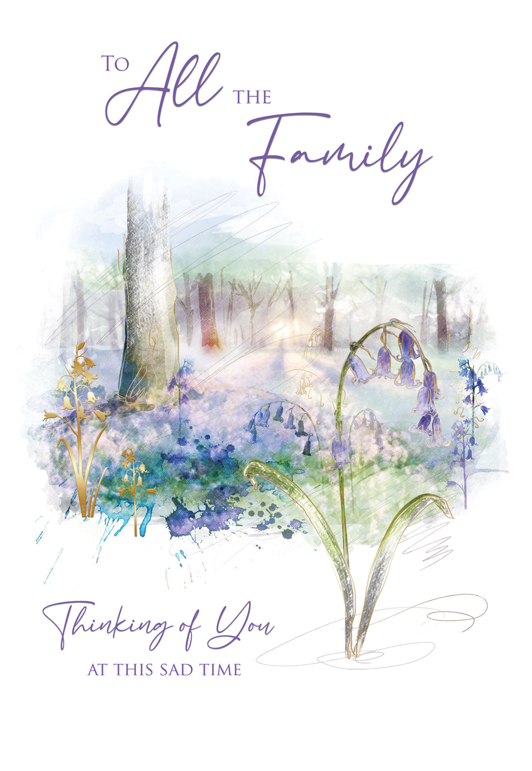 To all the Family Sympathy card