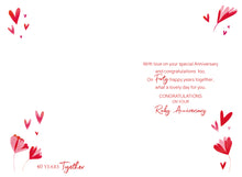 Load image into Gallery viewer, Ruby Wedding Anniversary 40 Years
