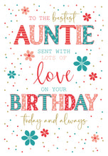 Load image into Gallery viewer, Auntie Birthday Card
