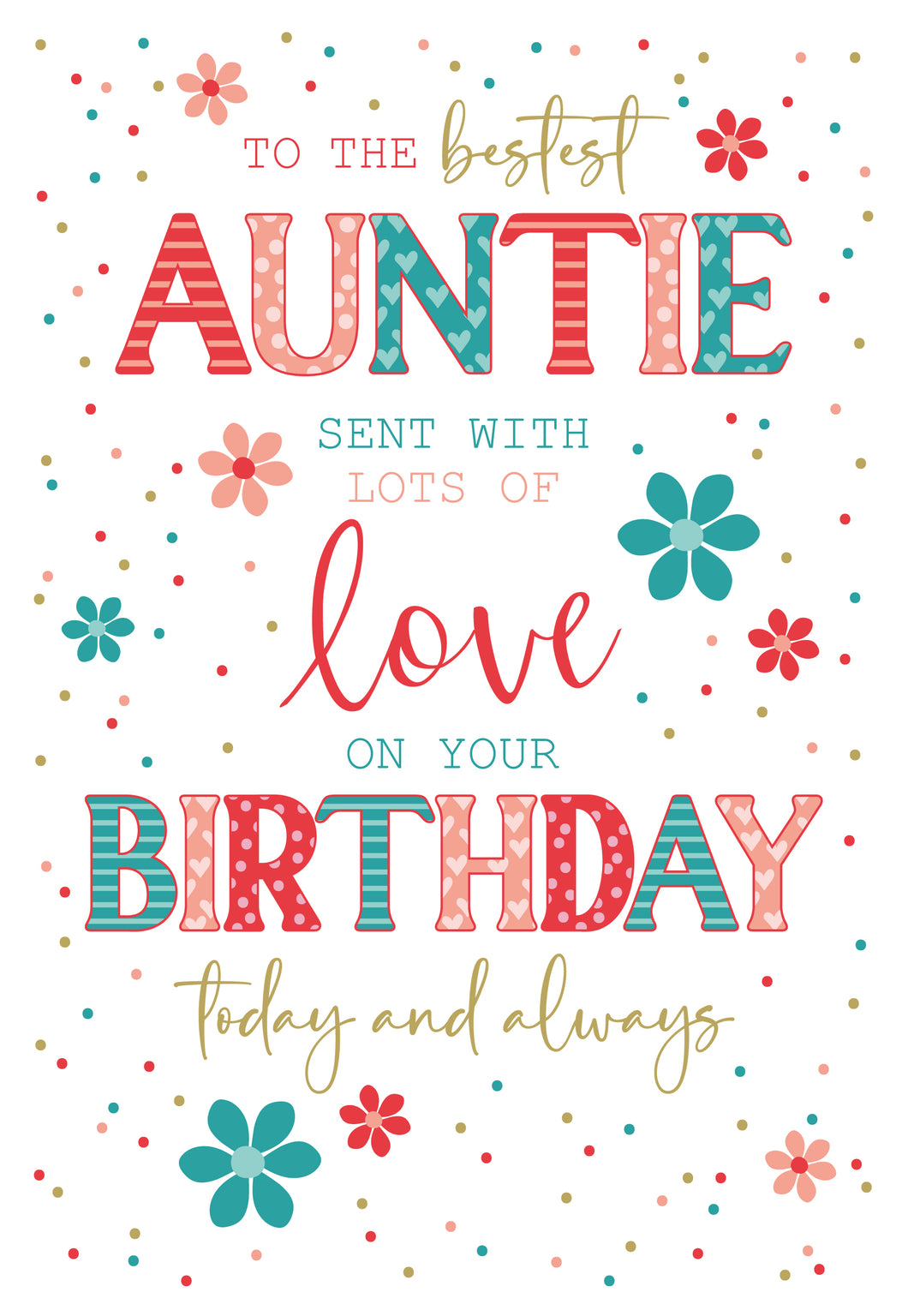 Auntie Birthday Card