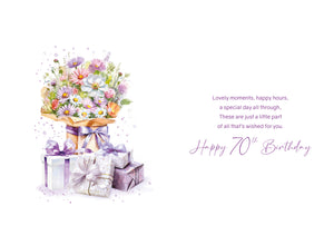 70th Birthday Card