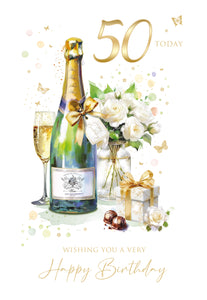 50th Birthday Card