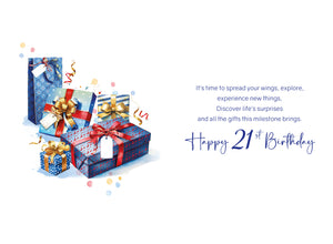 21st Birthday Card