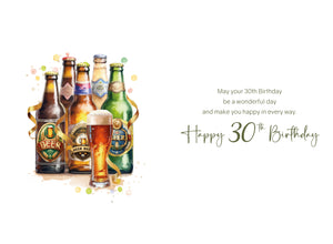 30th Birthday Card