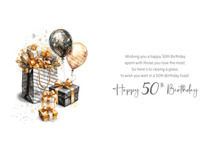 50th Birthday Card