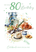 Load image into Gallery viewer, 80th Birthday Card
