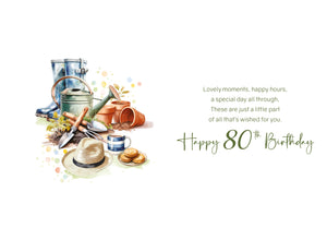 80th Birthday Card