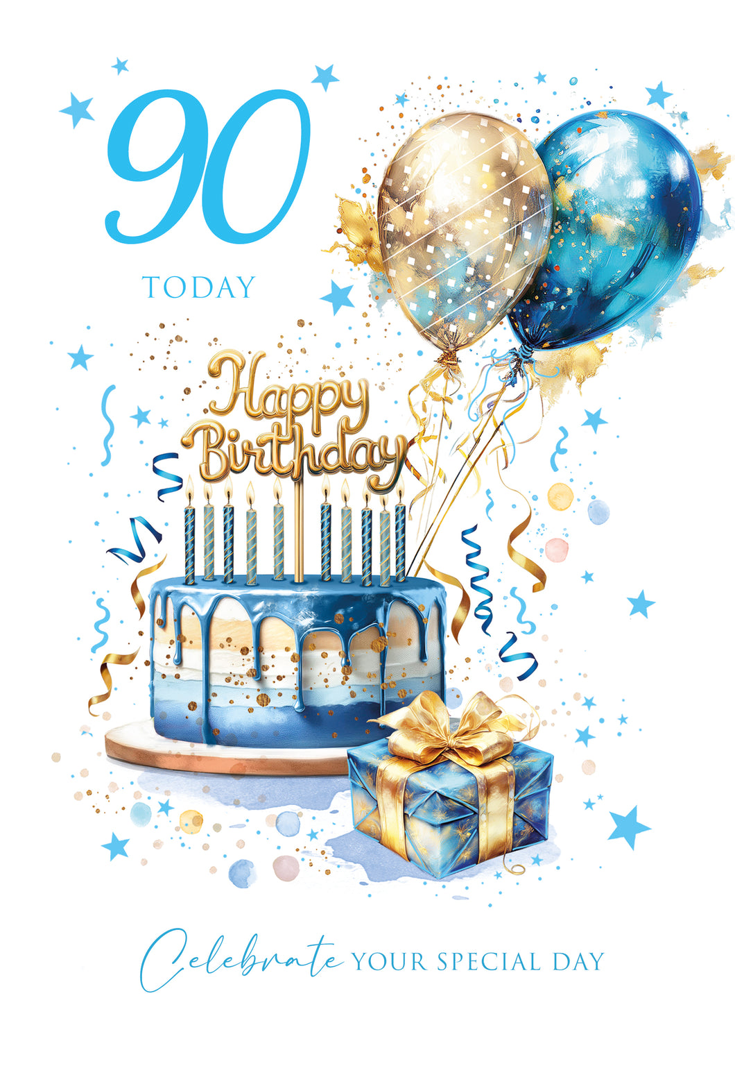 90th Birthday Card