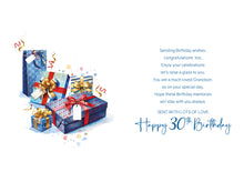 Load image into Gallery viewer, Grandson 30th Birthday Card
