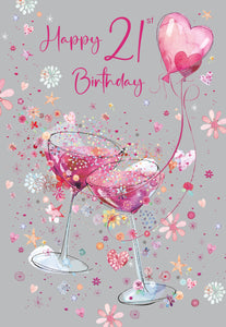 21st Birthday Card