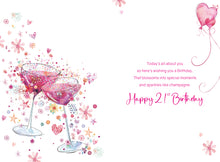 Load image into Gallery viewer, 21st Birthday Card
