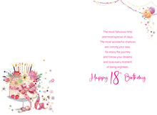 Load image into Gallery viewer, 18th Birthday Card
