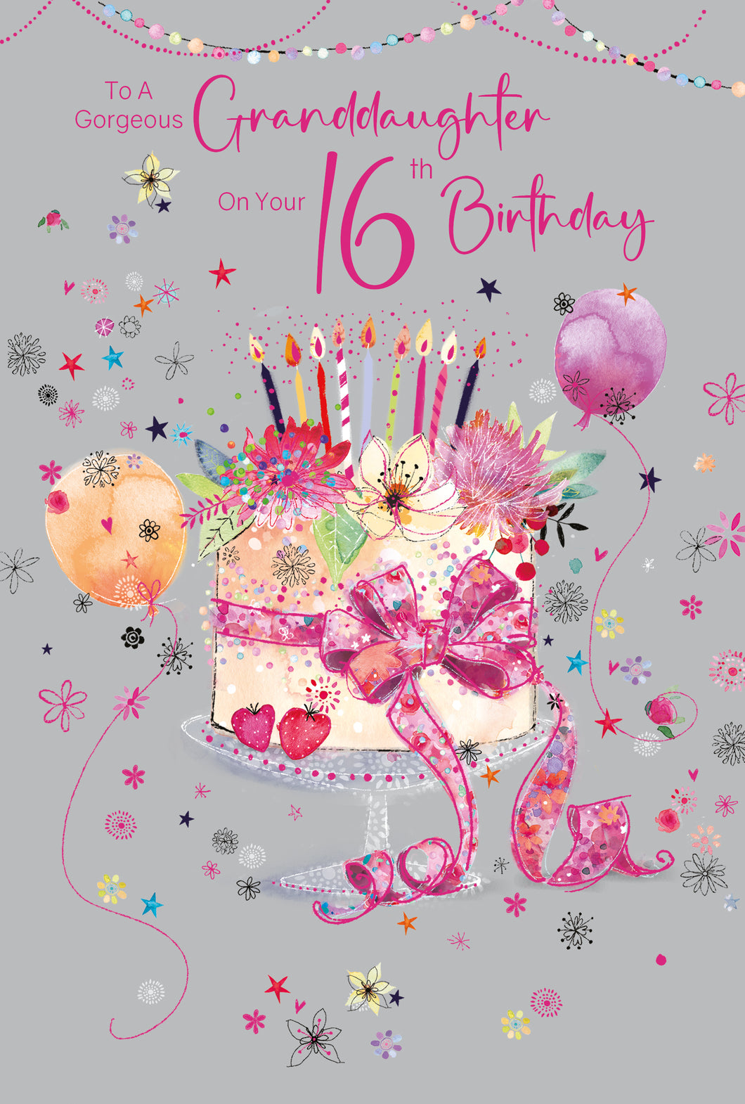 Granddaughter 16th Birthday Card