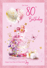 Load image into Gallery viewer, 80th Birthday Card
