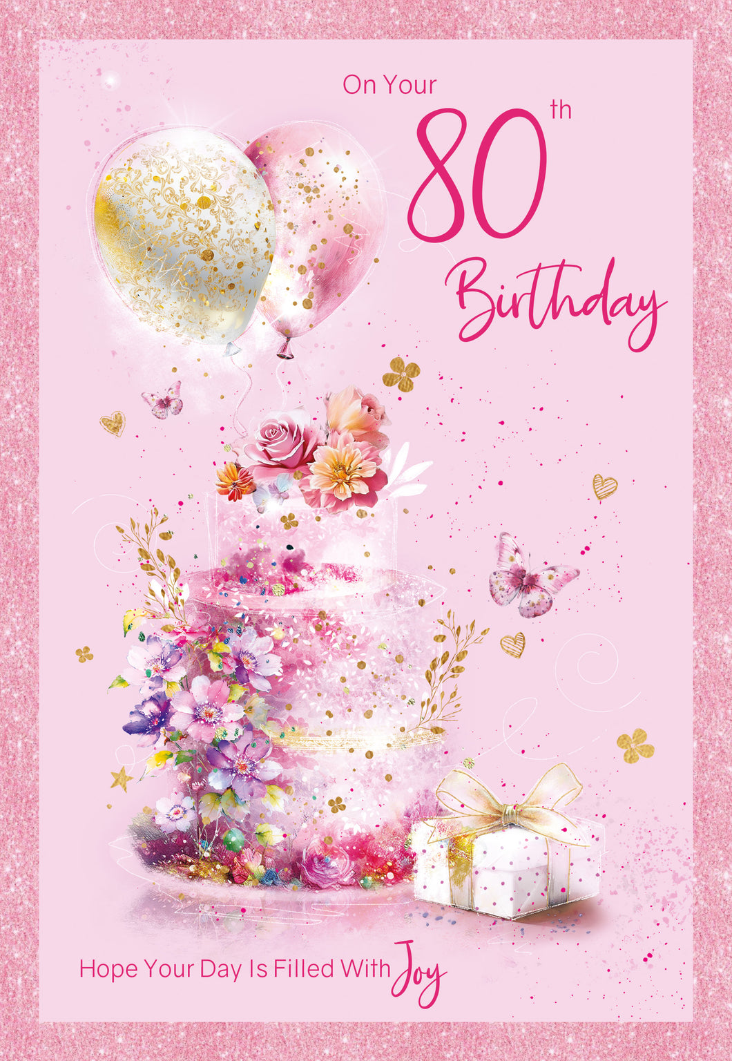 80th Birthday Card
