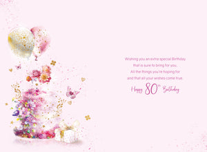 80th Birthday Card