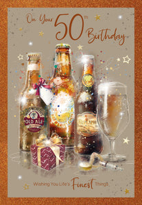 50th Birthday Card