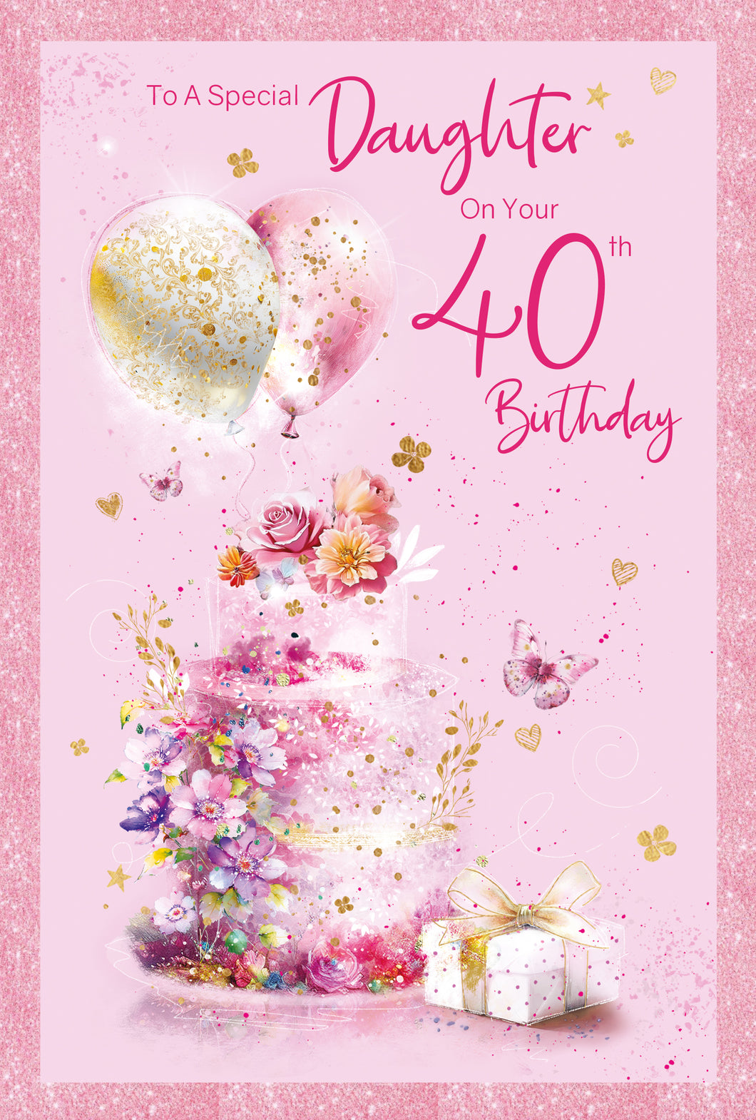 Daughter 40th Birthday Card