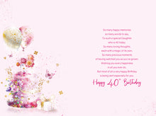 Load image into Gallery viewer, Daughter 40th Birthday Card
