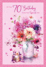 Load image into Gallery viewer, 70th Birthday Card
