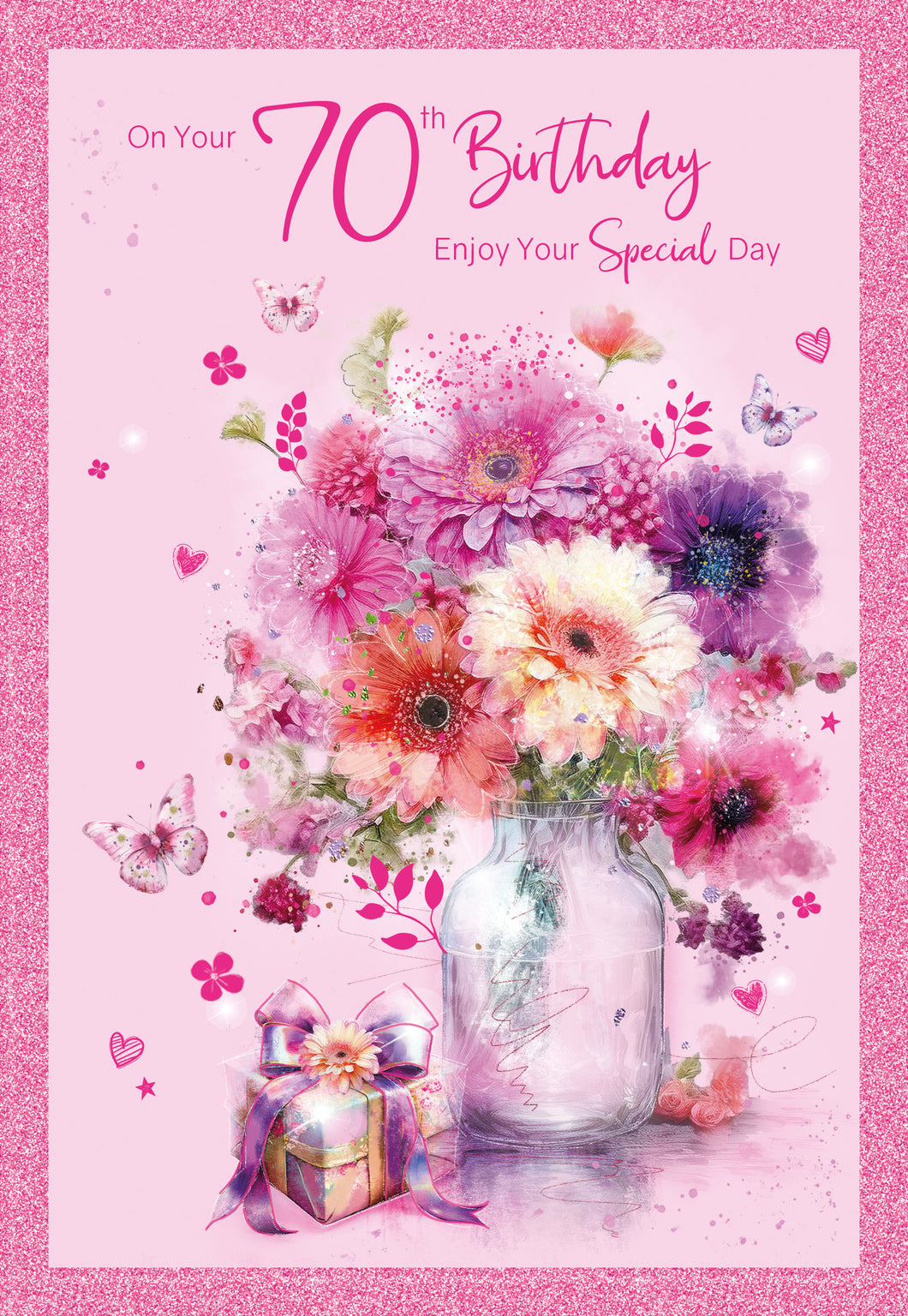 70th Birthday Card
