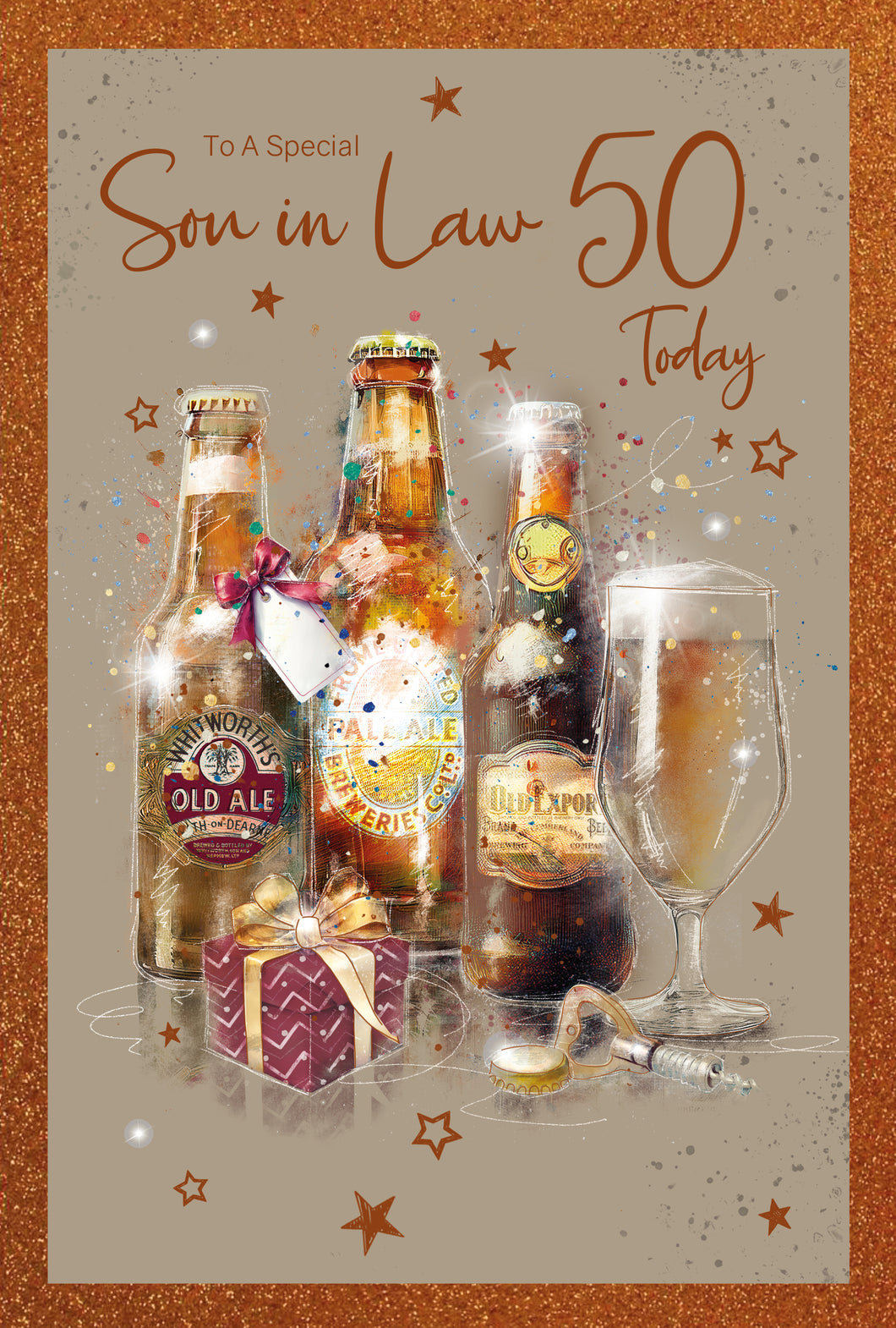 Son in Law 50th Birthday Card
